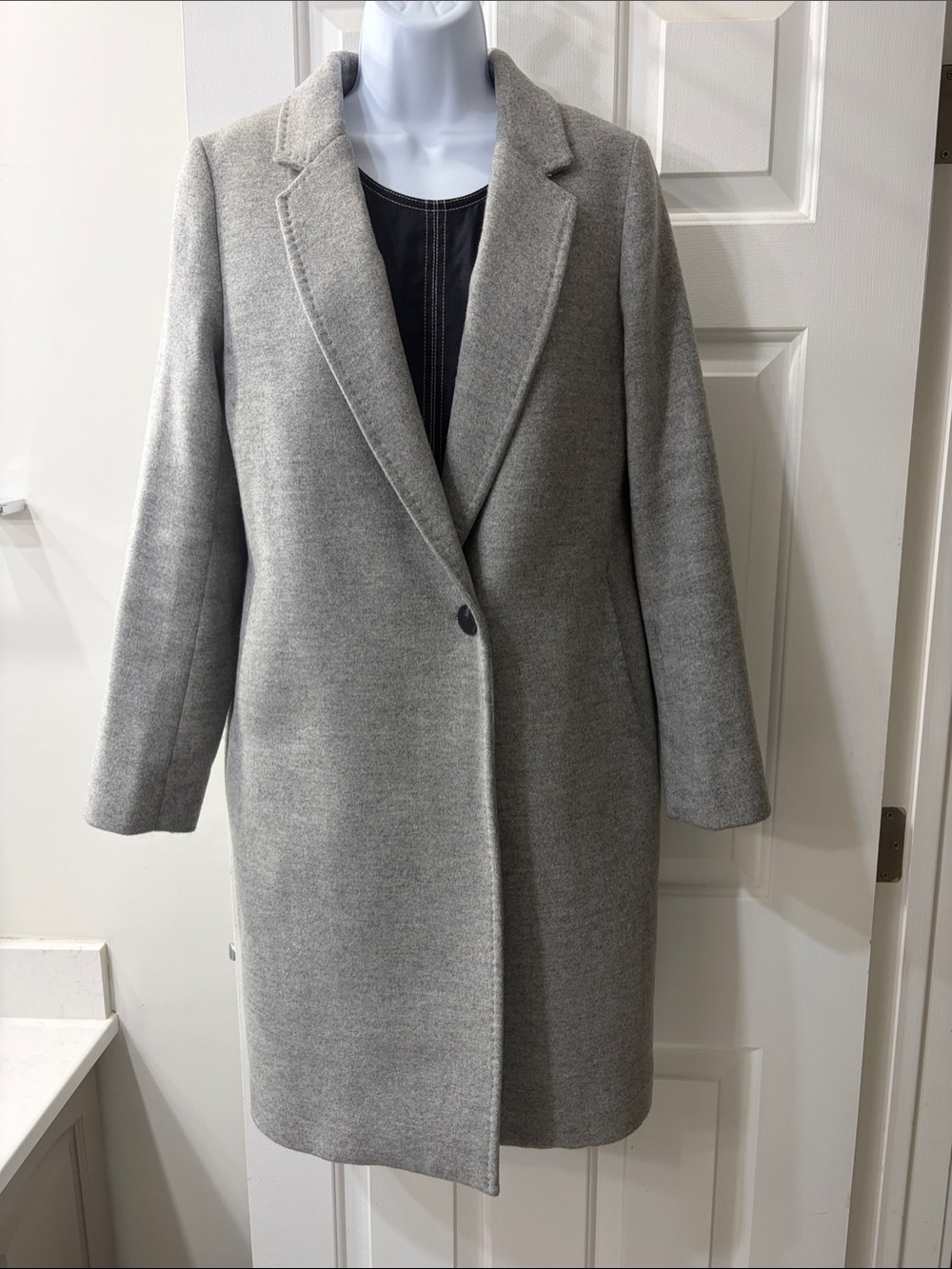 Aritzia Atelier Babaton - The Stedman Coat XS Grey Wool Blend
